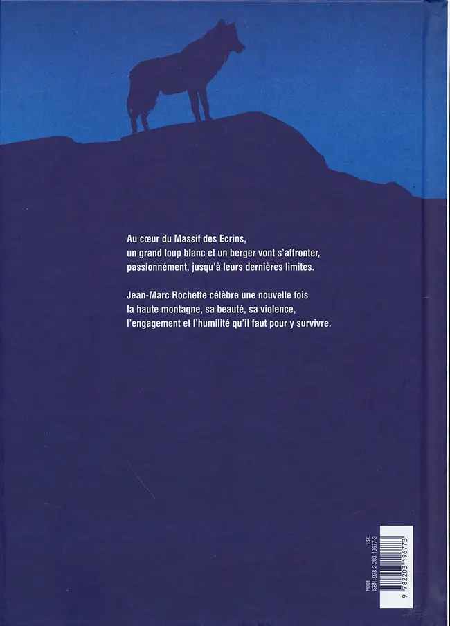 Verso de l'album Le Loup