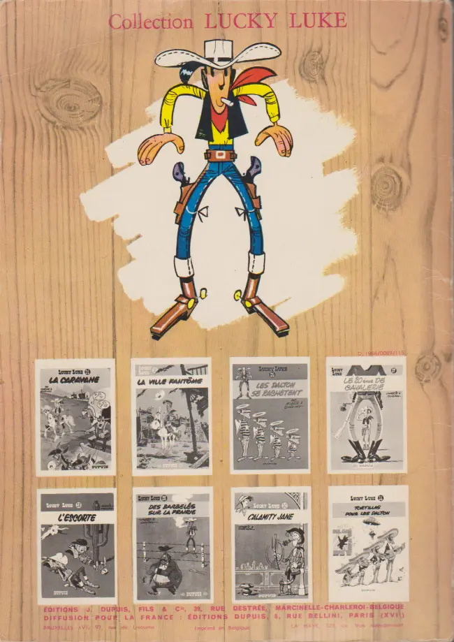 Verso de l'album Lucky Luke Tome 26 Les Dalton se rachètent