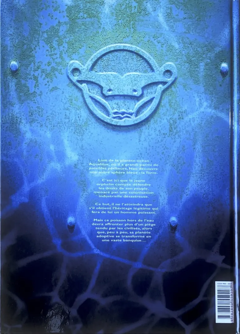 Verso de l'album Aquablue Tome 2 Planète bleue