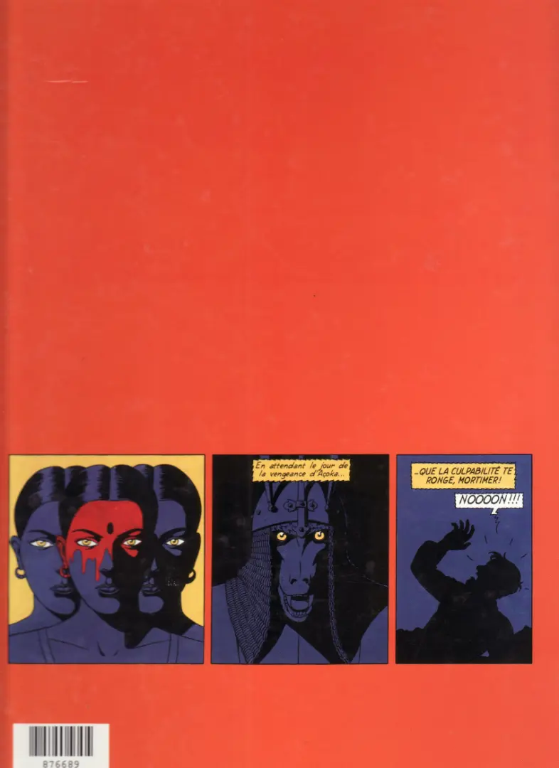 Verso de l'album Blake et Mortimer Tome 16 Les sarcophages du 6e continent Tome 1