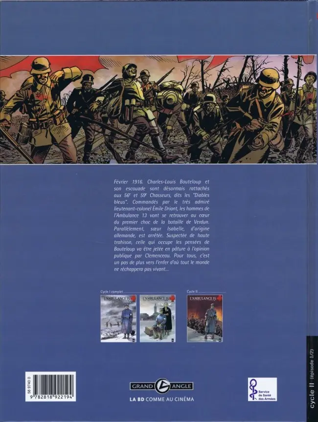 Verso de l'album L'Ambulance 13 Tome 3 Les braves gens
