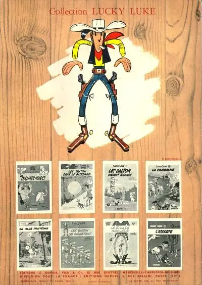 Verso de l'album Lucky Luke Tome 29 Des barbelés sur la prairie