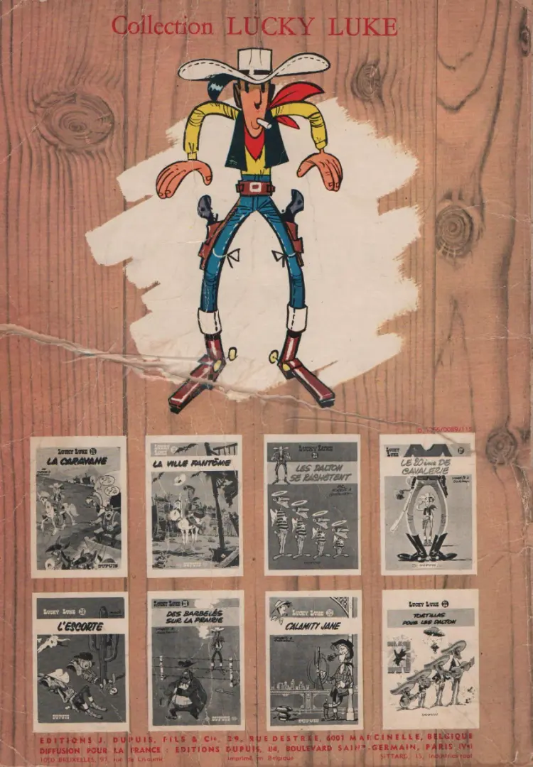 Verso de l'album Lucky Luke Tome 26 Les Dalton se rachètent
