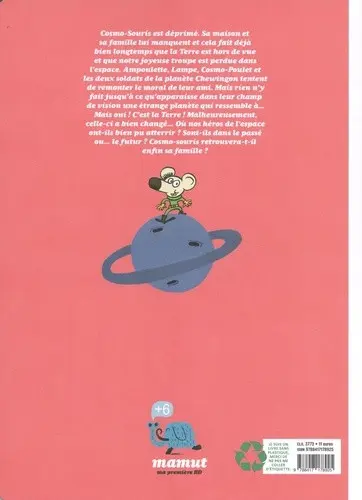 Verso de l'album Cosmo-souris et ampoulette Tome 5 Retour sur terre inconnue