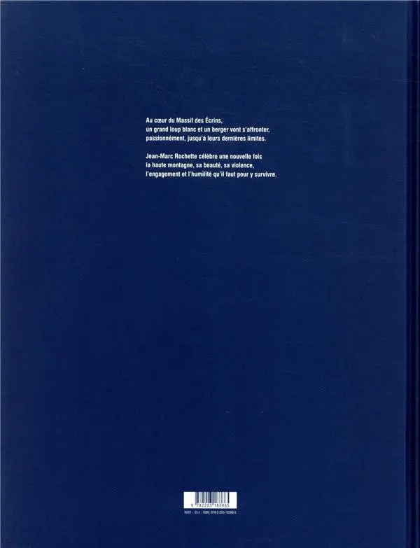 Verso de l'album Le Loup