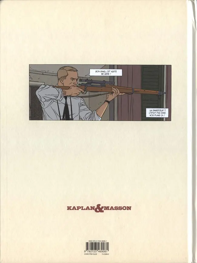Verso de l'album Une aventure de Kaplan & Masson Tome 2 Il faut sauver Hitler