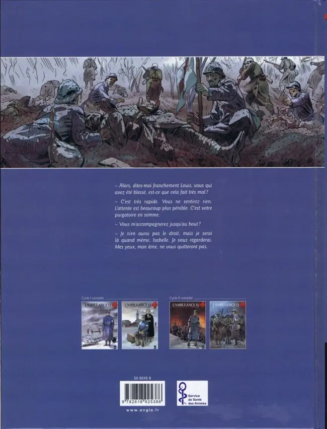 Verso de l'album L'Ambulance 13 Tome 4 Des morts sans nom