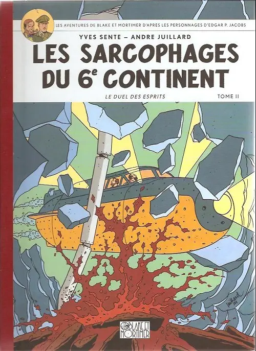Couverture de l'album Blake et Mortimer Tome 17 Les Sarcophages du 6e continent - Tome II - Le Duel des esprits