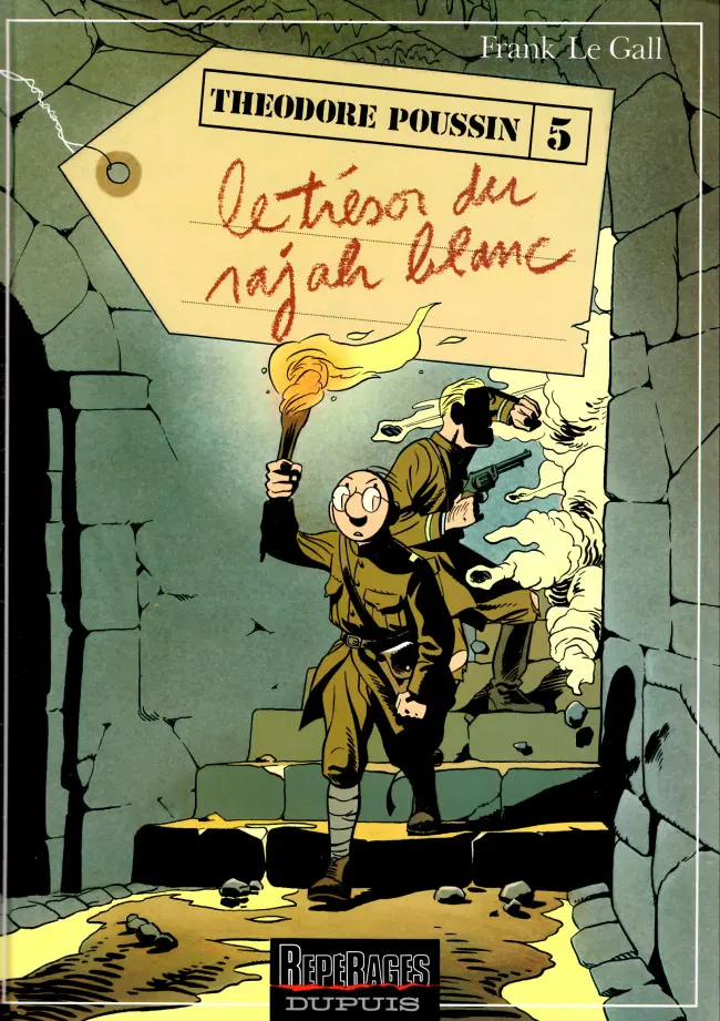 Couverture de l'album Théodore Poussin Tome 5 Le Trésor du Rajah Blanc