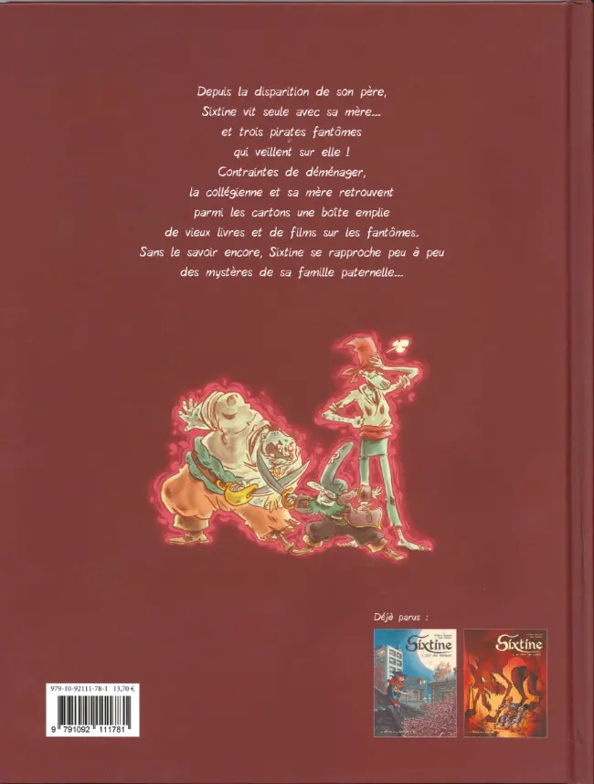 Verso de l'album Sixtine Tome 2 Le Chien des ombres