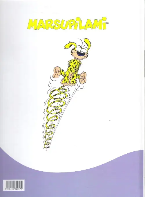 Verso de l'album Marsupilami Tome 19 Magie blanche