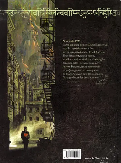 Verso de l'album Moksha Tome 1 Frank