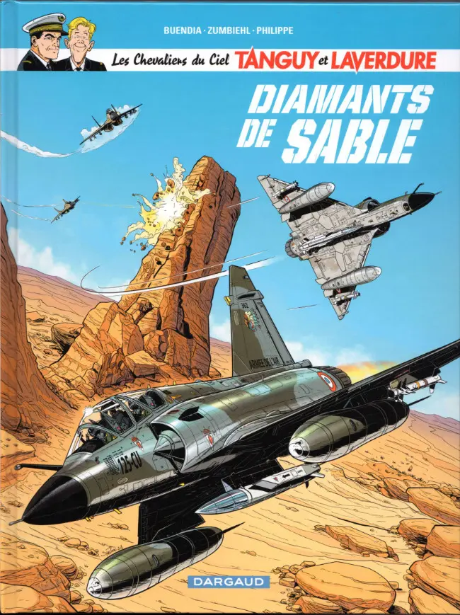 Couverture de l'album Les Chevaliers du Ciel Tanguy et Laverdure Tome 6 Diamants de sable