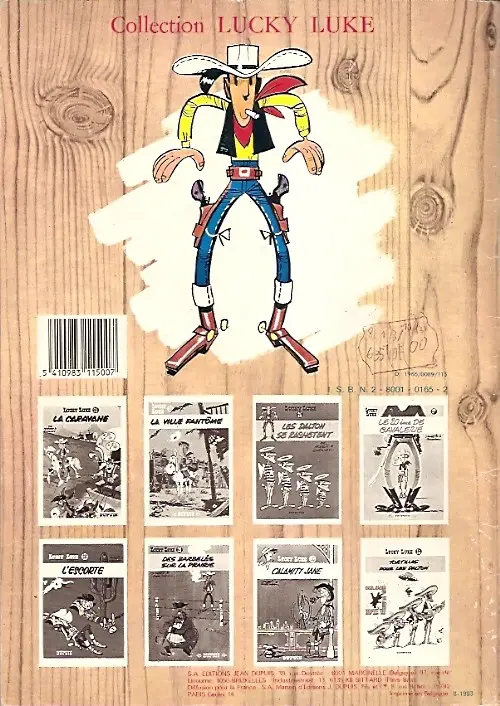 Verso de l'album Lucky Luke Tome 26 Les Dalton se rachètent