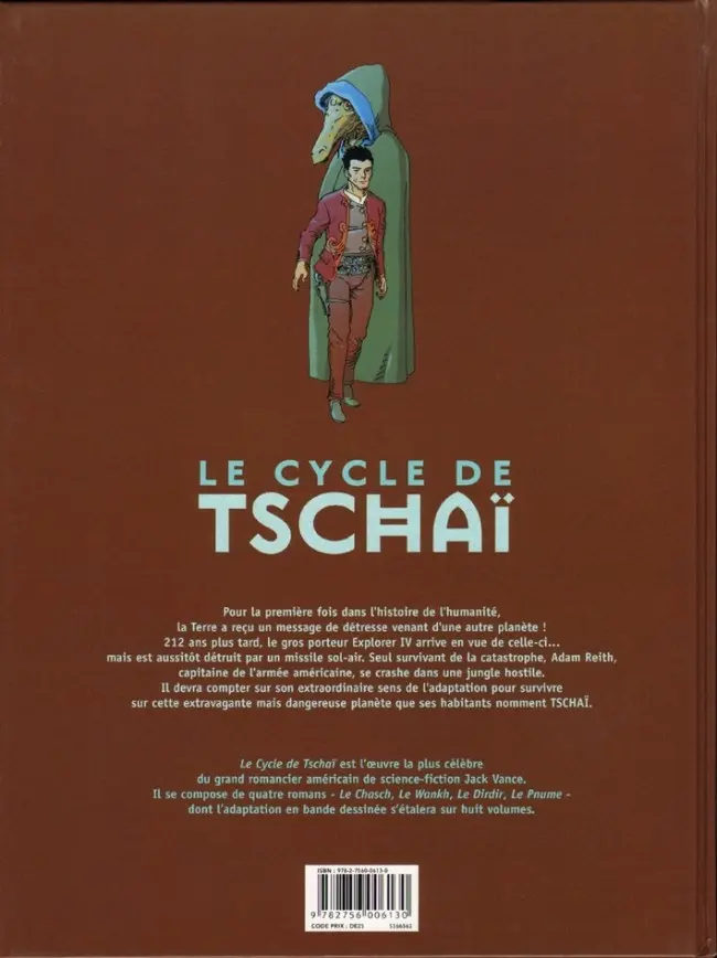 Verso de l'album Le Cycle de Tschaï Tome 8 Le Pnume - volume II