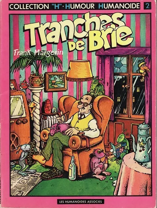 Couverture de l'album Frank Margerin présente... N° 2 Tranches de Brie