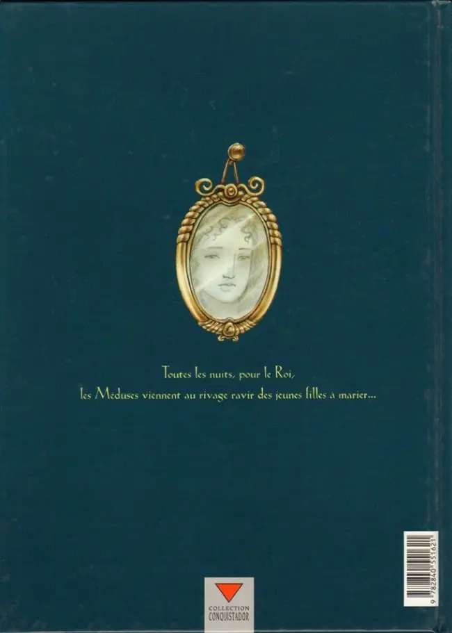 Verso de l'album Le Roi des méduses