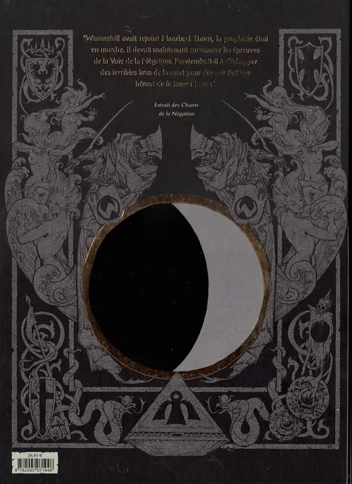 Verso de l'album Chroniques de la Lune Noire L'Intégrale III