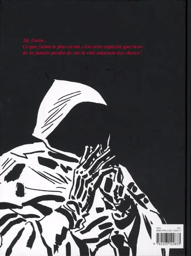 Verso de l'album Corto Maltese Tome 1 La Ballade de la mer salée
