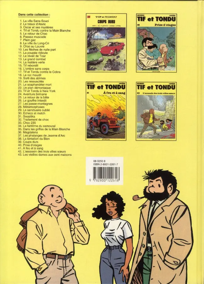 Verso de l'album Tif et Tondu Tome 43 Les vieilles dames aux cent maisons