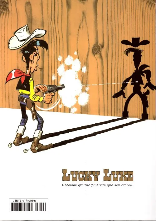Verso de l'album Lucky Luke La collection Tome 12 Le Cavalier Blanc
