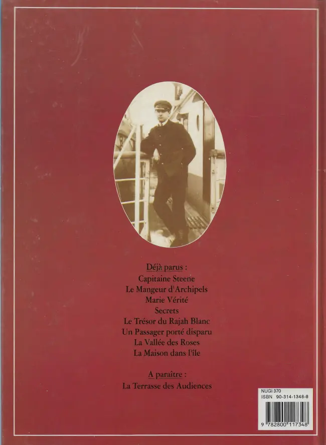 Verso de l'album Théodore Poussin Tome 1 Capitaine Steene
