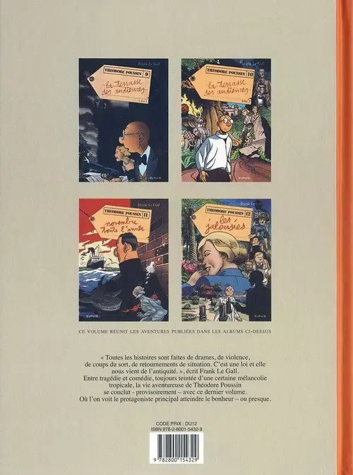 Verso de l'album Théodore Poussin L'intégrale 3