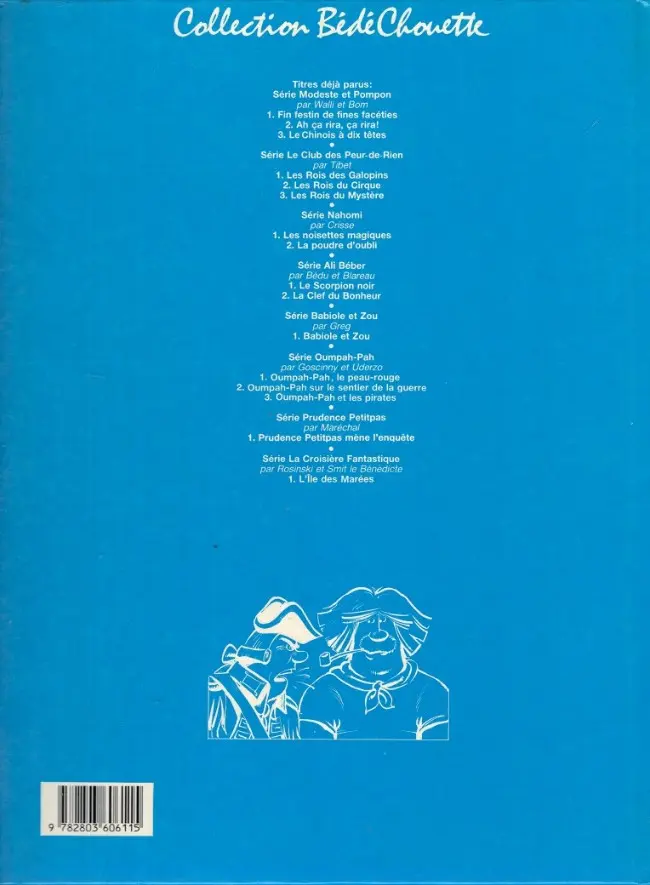 Verso de l'album La Croisière fantastique Tome 1 L'île des marées