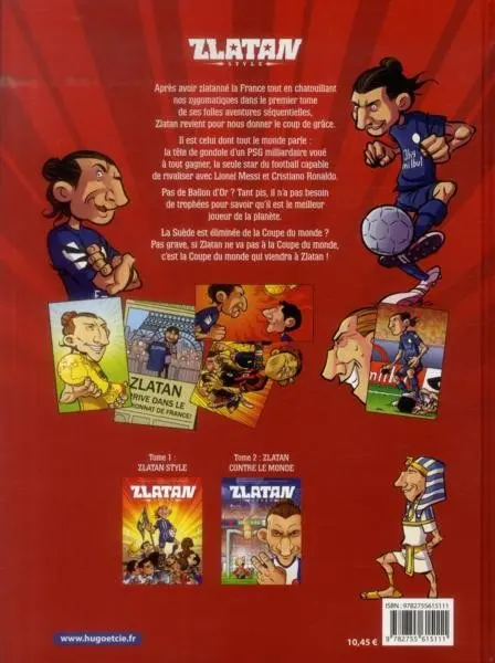 Verso de l'album Zlatan Style #2 Zlatan contre le monde