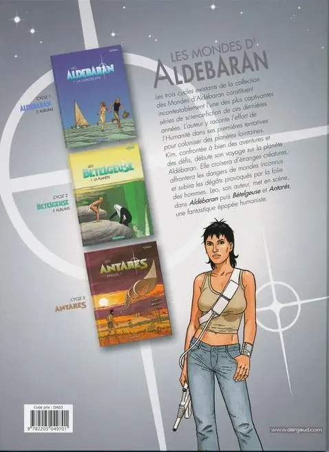 Verso de l'album Aldébaran Tome 4 Le groupe