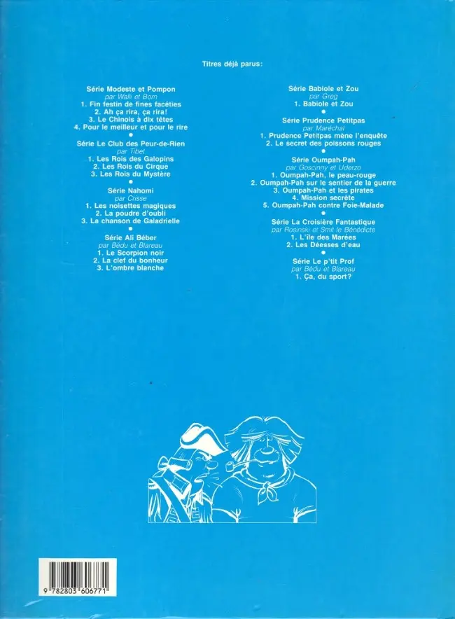 Verso de l'album La Croisière fantastique Tome 2 Les déesses d'eau