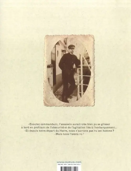 Verso de l'album Théodore Poussin Tome 11 Novembre toute l'année