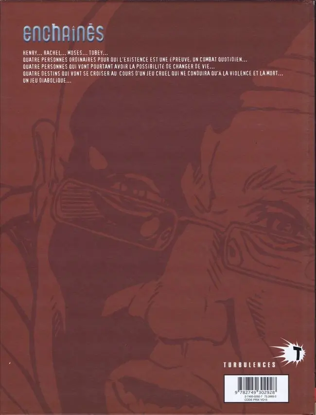 Verso de l'album Enchaînés Tome 4 Le menteur