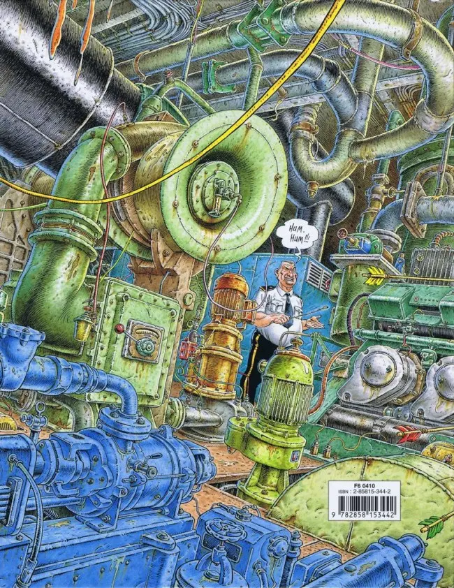 Verso de l'album Salle des machines