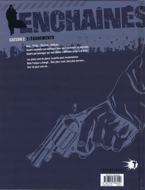 Verso de l'album Enchaînés Tome 6 Égarements