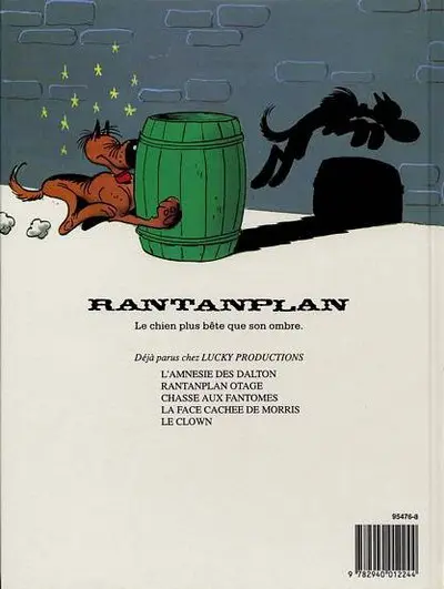 Verso de l'album Rantanplan Tome 4 Le clown