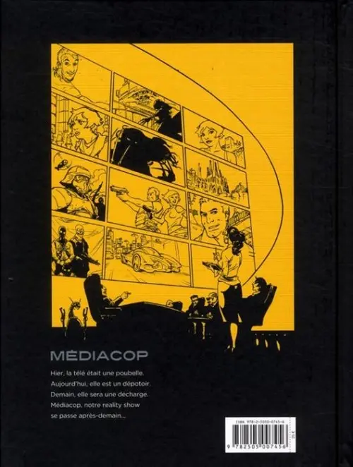Verso de l'album Reality show Médiacop