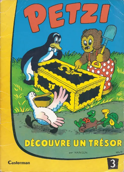 Couverture de l'album Petzi Tome 3 Petzi découvre un trésor