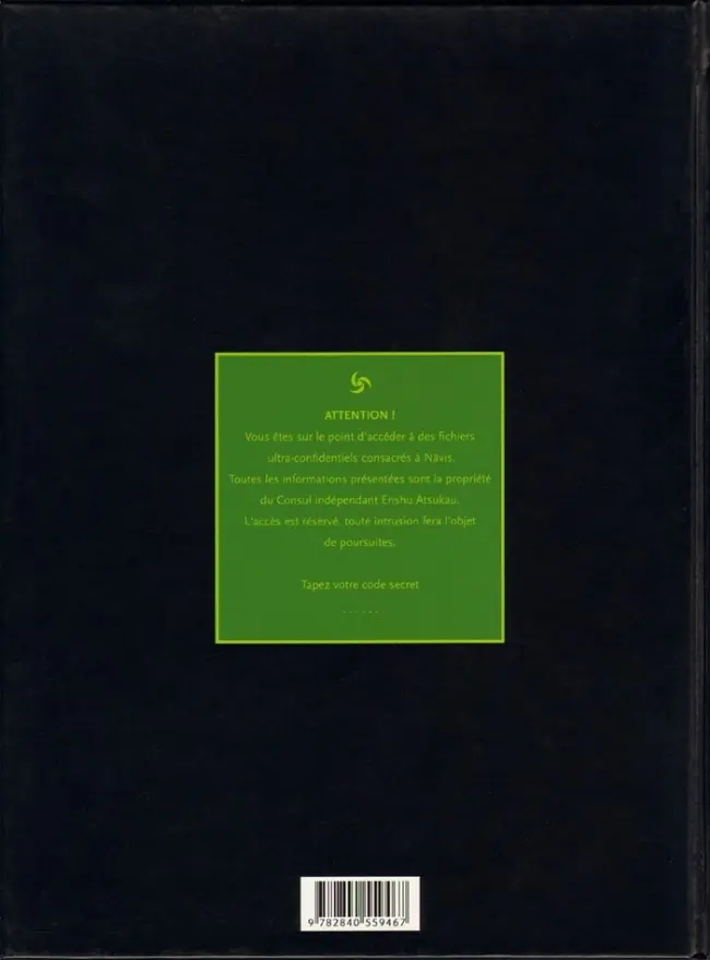 Verso de l'album Sillage Le collectionneur