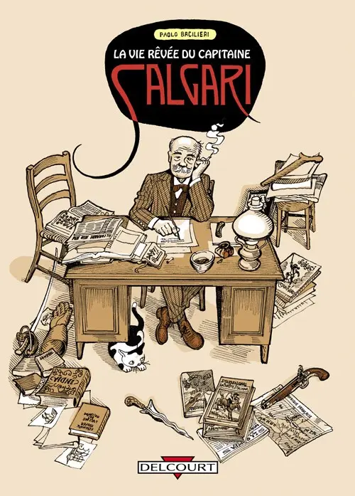 Couverture de l'album La Vie rêvée du capitaine Salgari