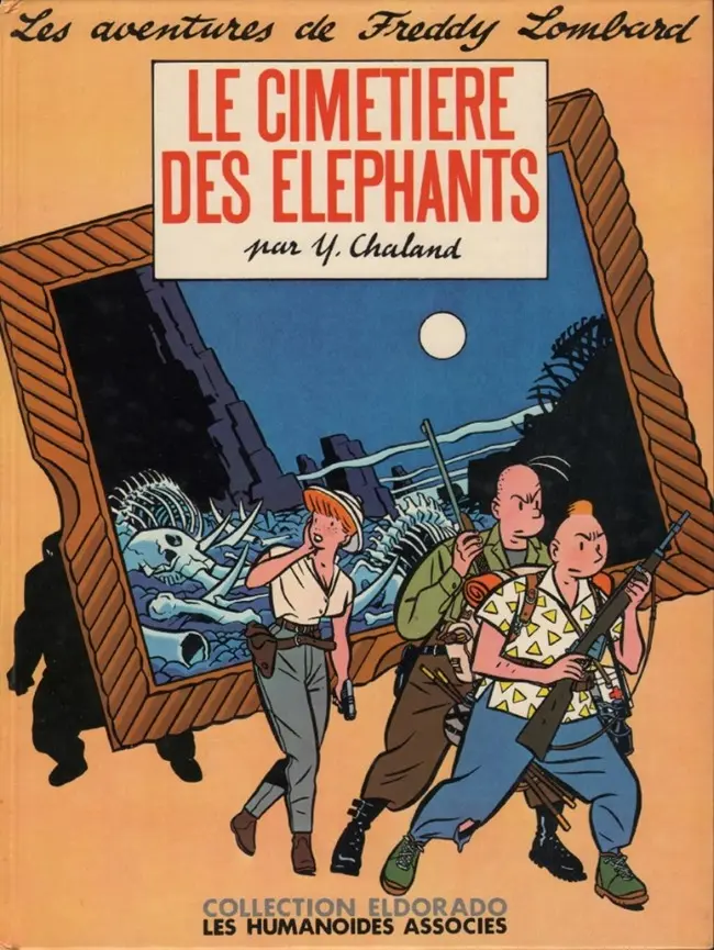 Couverture de l'album Freddy Lombard Tome 2 Le cimetière des éléphants