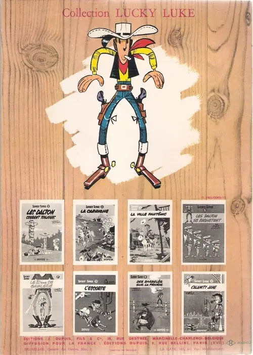 Verso de l'album Lucky Luke Tome 27 Le 20ème de cavalerie
