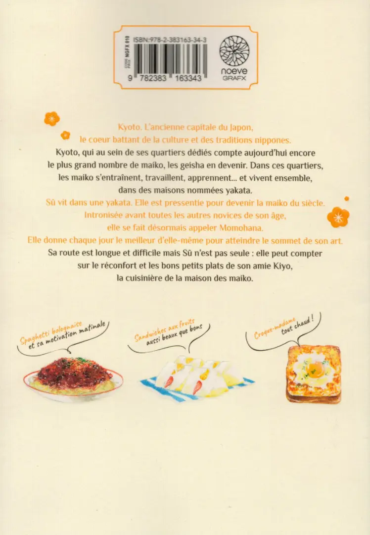 Verso de l'album La maison des Maiko 3