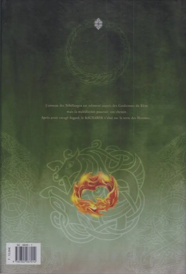 Verso de l'album Le Crépuscule des dieux Tome 8 Le sang d'Odin