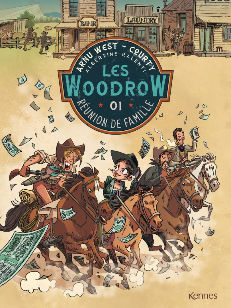 Couverture de l'album Les Woodrow 01 Réunion de famille