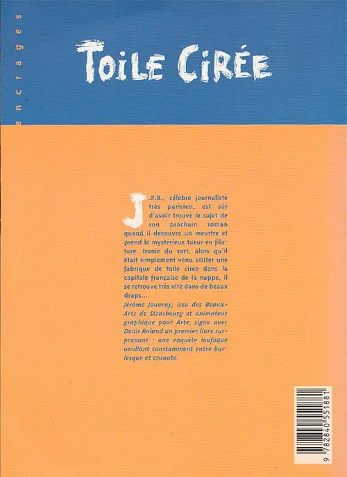 Verso de l'album Toile cirée