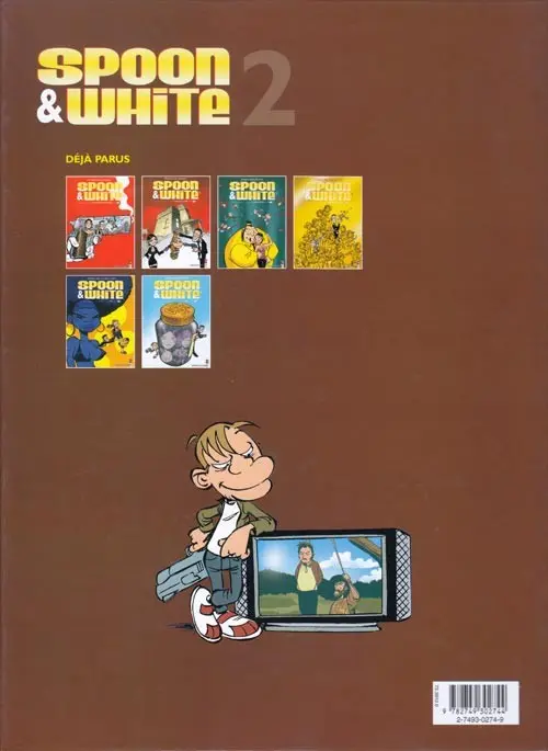 Verso de l'album Spoon & White Tome 2 A gore et à cris