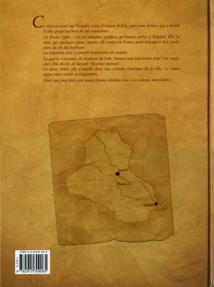 Verso de l'album Bouclier humain Tome 1 Les chemins d'Amara