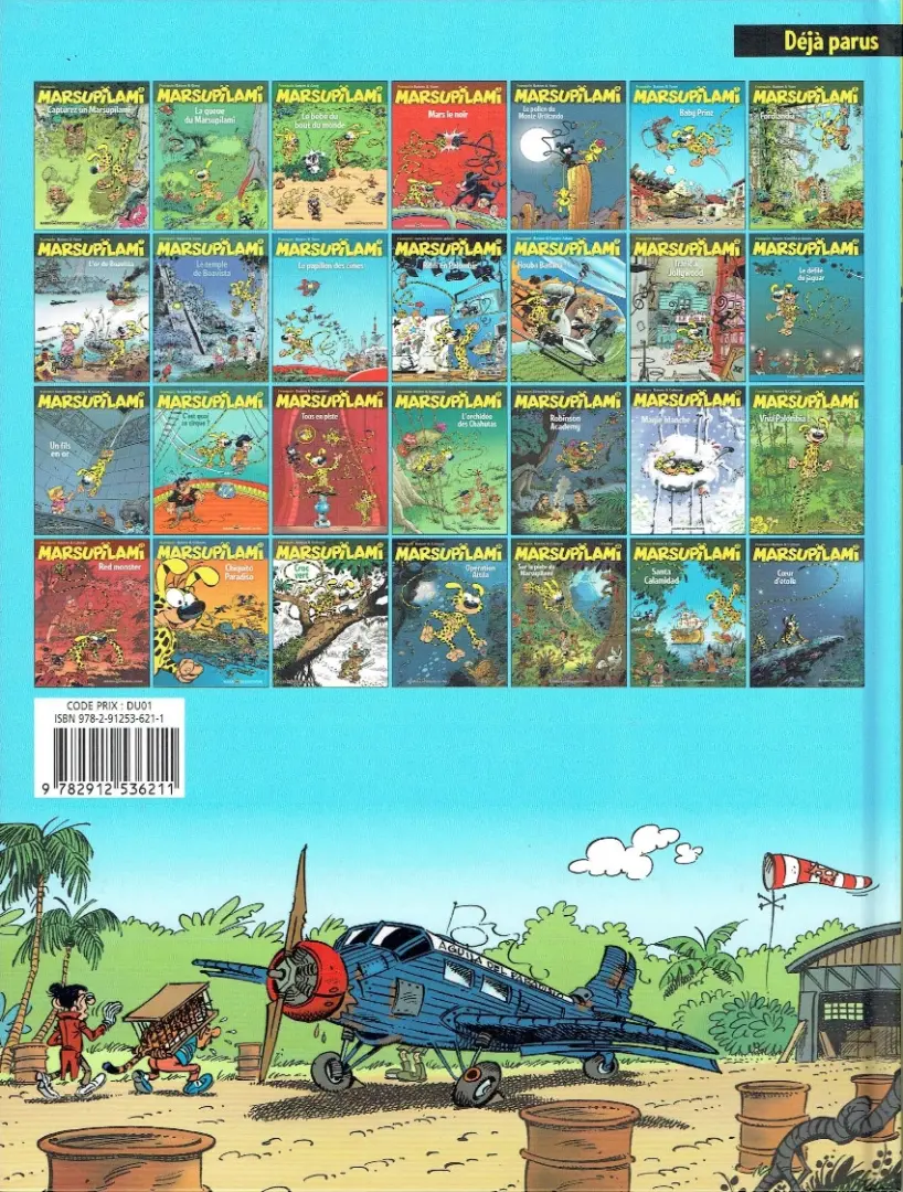 Verso de l'album Marsupilami Tome 13 Le défilé du jaguar