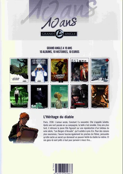 Verso de l'album L'Héritage du Diable Tome 1 Rennes-le-Château